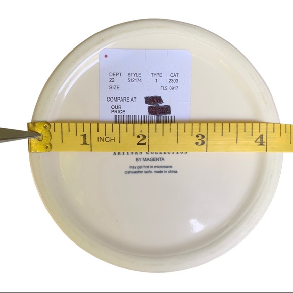 Rae Dunn WOOF Canister Dog Treat Jar White Black Letters Dimples NWT 2017 OG - Picture 14 of 14